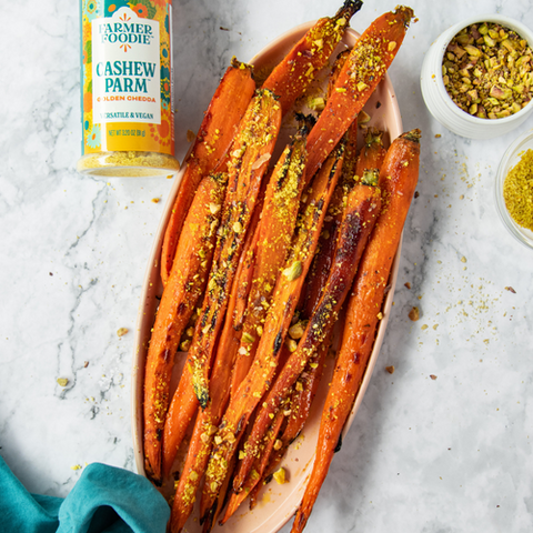 Roasted Maple Garlic Carrots