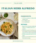 Farmer Foodie Italian Herb Cashew Parm Alfredo Recipe Extension.